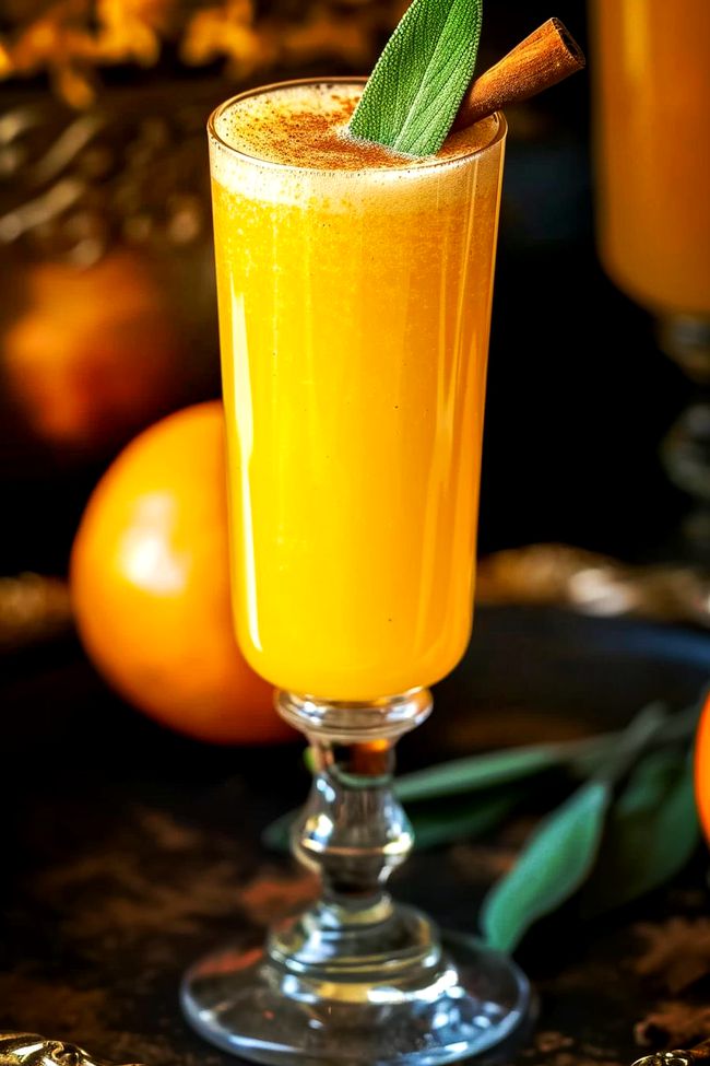 Thanksgiving Harvest Fizz